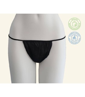 Tanga señora sencillo color blanco o negro (100 und)