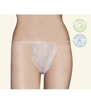 Tanga señora mini color blanco o azul (100 und)
