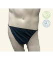 Tanga Caballero Algodon Negro( 50 und)