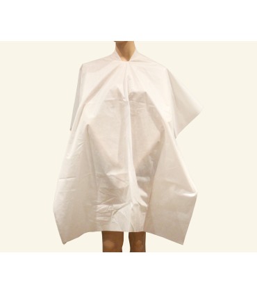 Capa Corte Peluq.Cintas 100X120 Bl.(25 Und.)