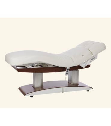 Camilla de Spa 4 motores - Madera Natural Calefacción