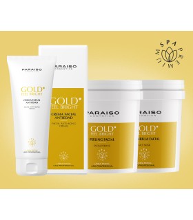 Tratamiento Gold Facial (Peeling + Mascarilla + Crema Antiedad )