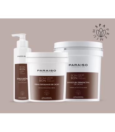 Pack BOMBÓN 2 (Exfoliante+Envoltura 1 Kg + Emulsión)