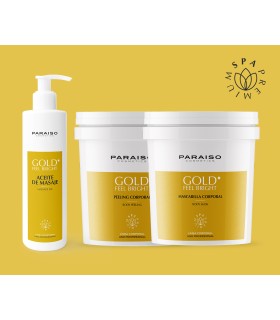 Tratamiento Corporal GOLD (Peeling+Mascarilla+Aceite)