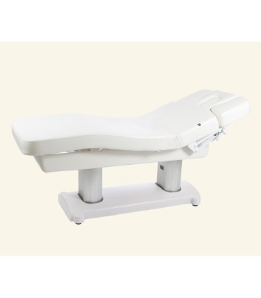 Camilla de SPA de 4 motores Blanca Con Calefacción