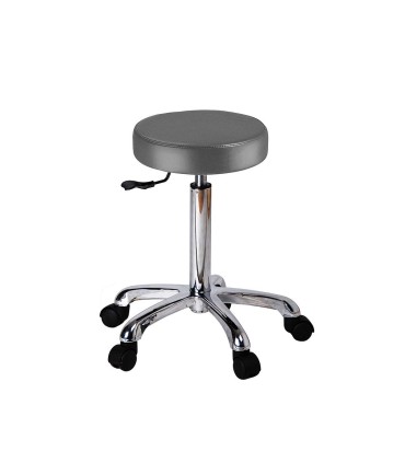 Taburete sin Respaldo Regulable en Altura Gris