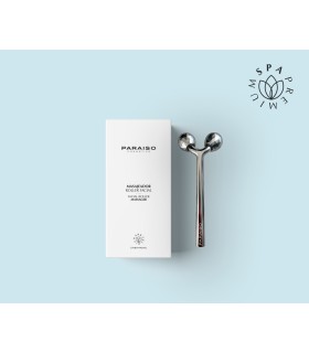 Estuche Masajeador Rodillo Facial Metálico 3D